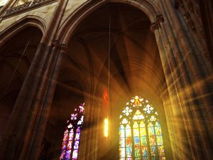 Interior of St. Vitus Cathedral, Prague, Czech Republic